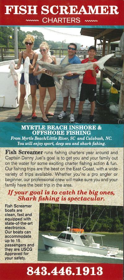 Fish Screamer Charters Brochure Image