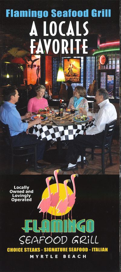 Flamingo Seafood Grill Brochure Image