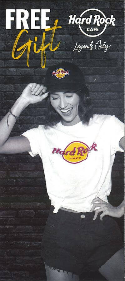 Hard Rock Café Myrtle Beach Brochure Image