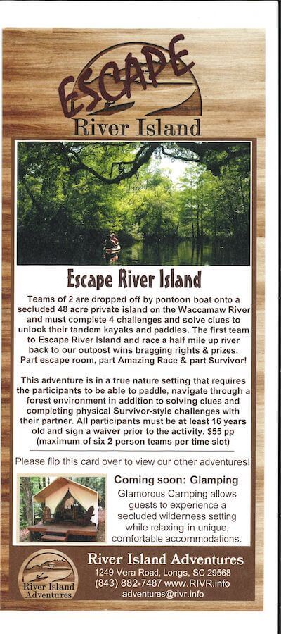River Island Adventures Brochure Image