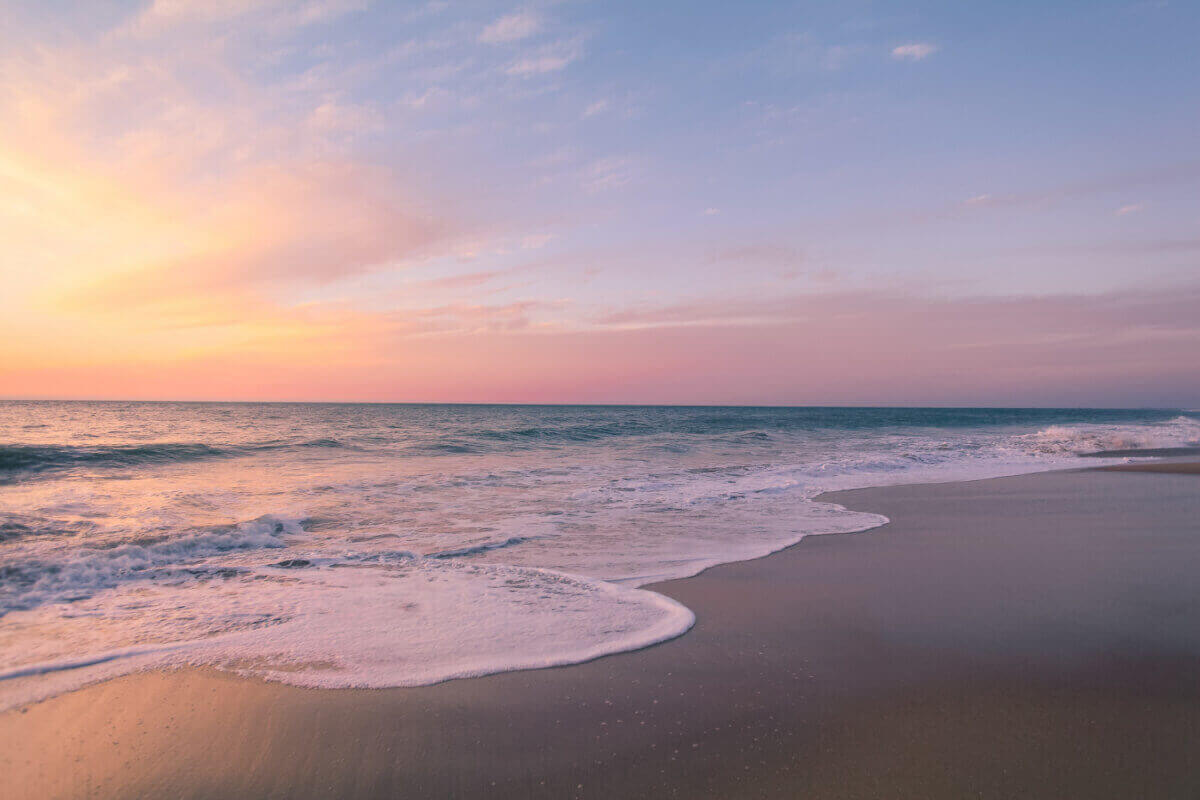 a beautiful sunrise in myrtle beach