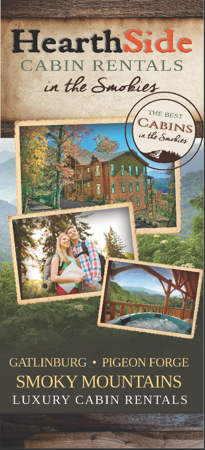 HearthSide Cabin Rentals Brochure Image