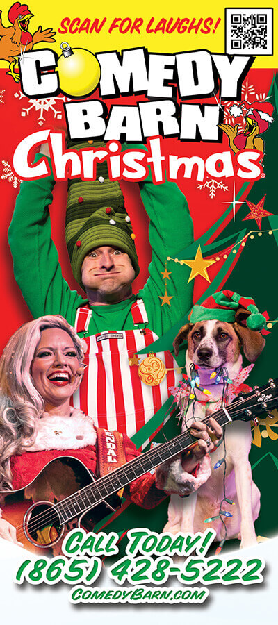 Comedy Barn – Christmas Brochure Image
