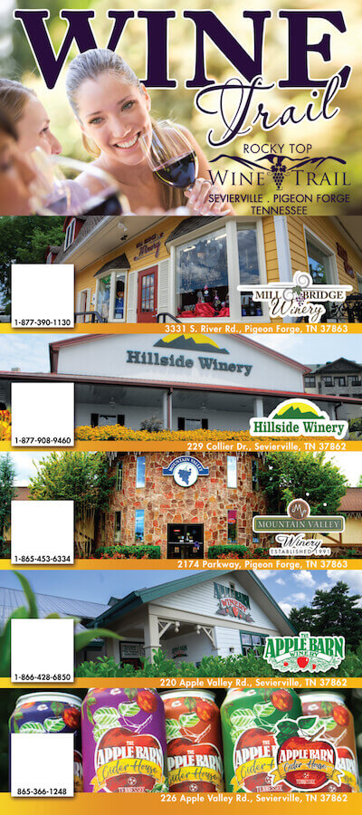 Rocky Top Wine Trail Brochure Image