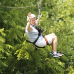 waving hello from the extreme activities at wahoo ziplines