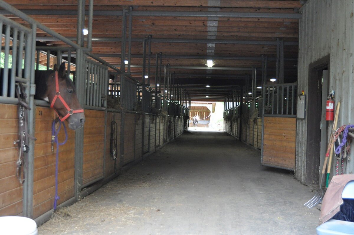 Sugarlands Riding Stables Inside Stable Area