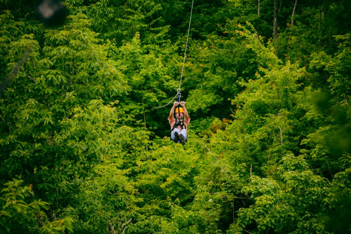 Zip Line Climbworks in Gatlinburg