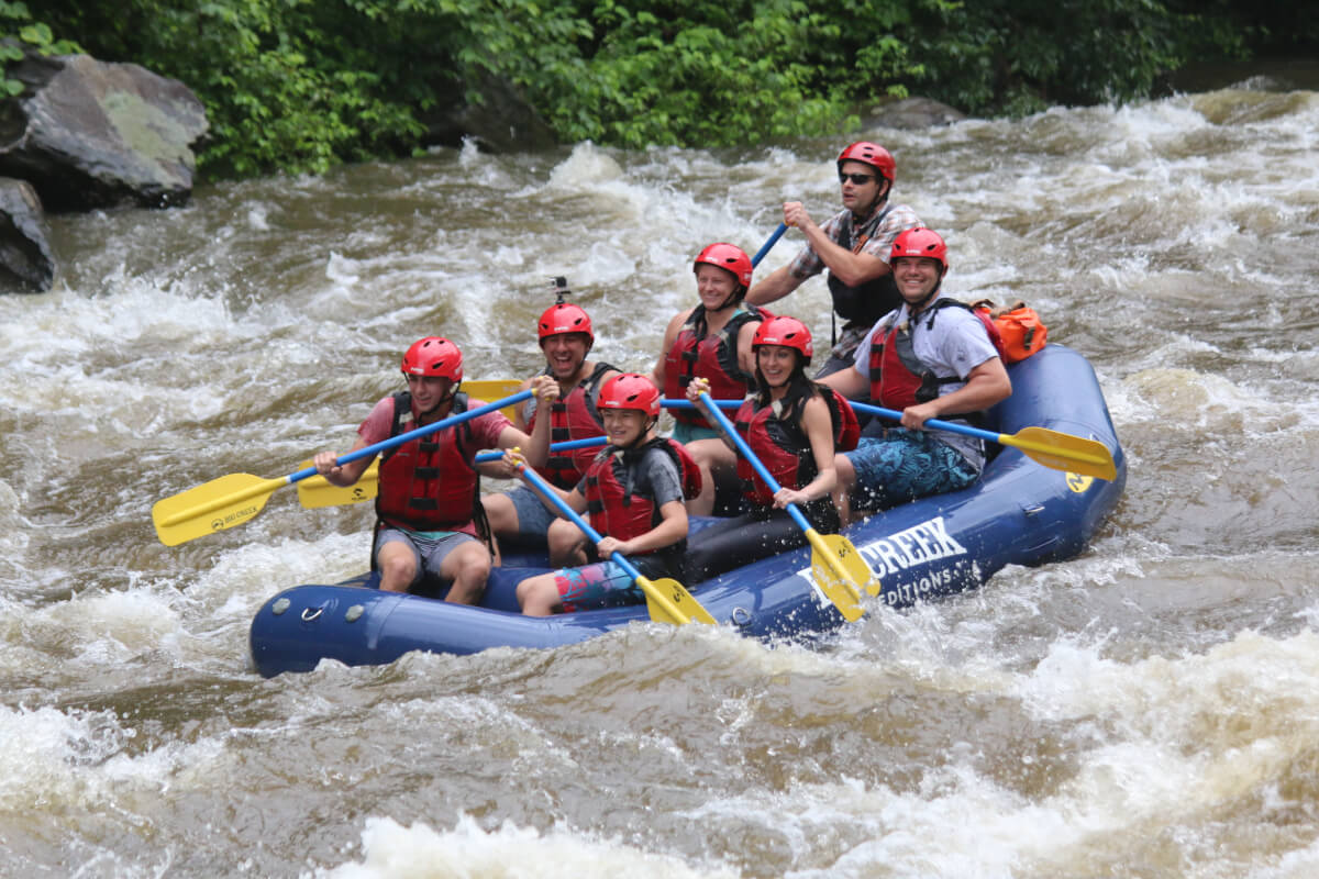 Whitewater rafting with Big Creek Expeditions in the Smoky Mountains
