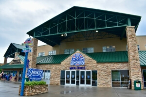 Front entrance of Tennessee Smokies Baseball Stadium