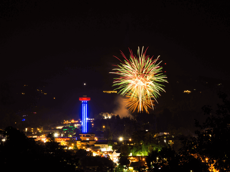 Fireworks in Gatlinburg, TN