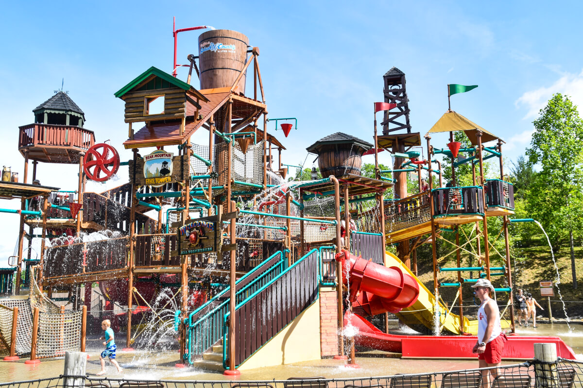 Ride at Dollywood's Splash Country