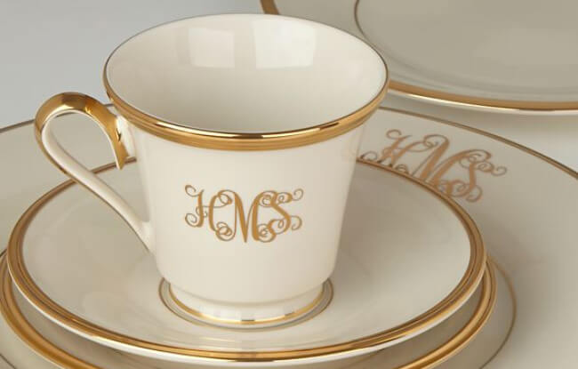 Lenox at Tanger Outlets in Sevierville - Monogrammed Place Settings