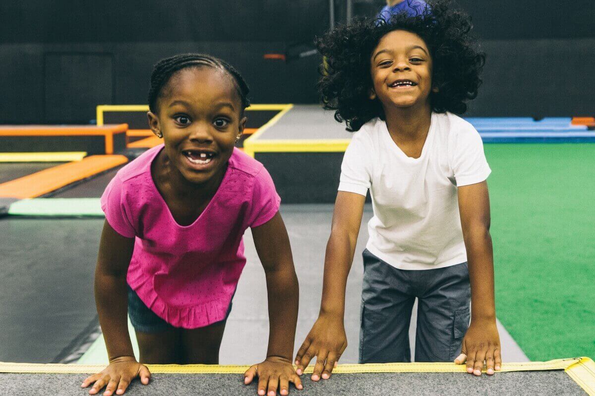 Kids jumping at TopJump Trampoline Park