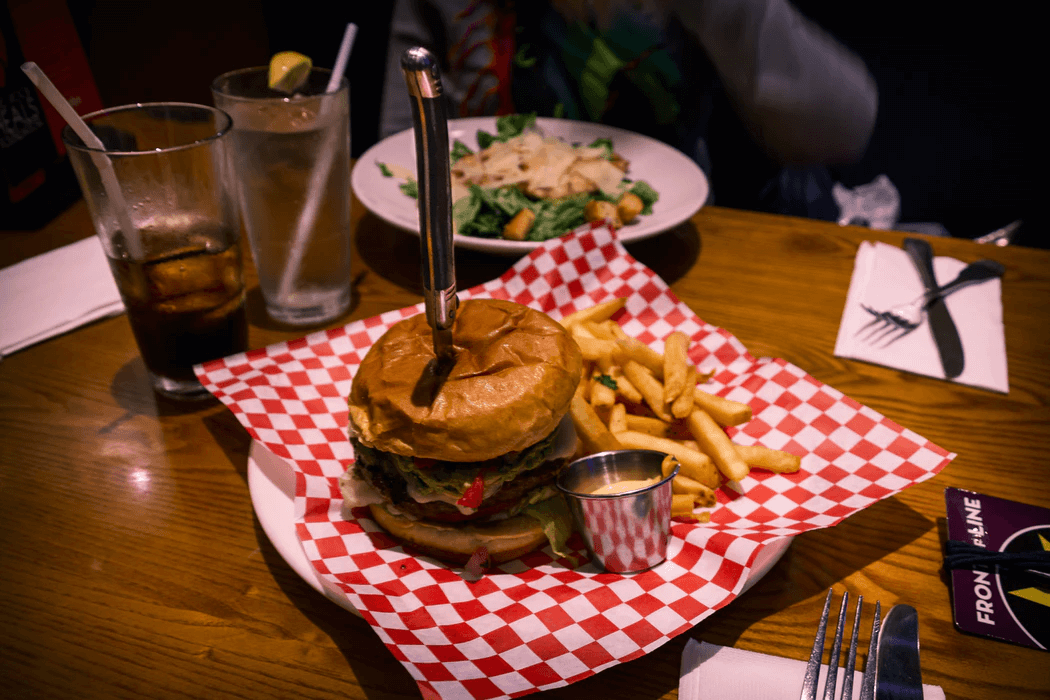 juicy burgers at Hard Rock Cafe - Pigeon Forge, TN
