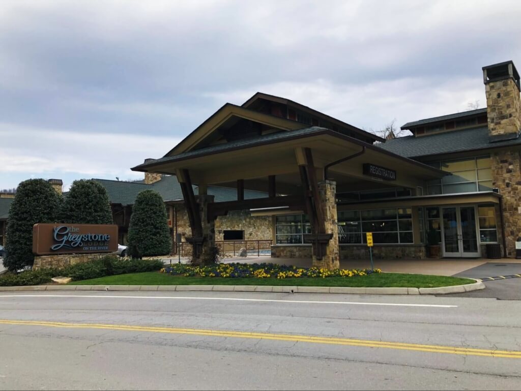 Greystone Lodge on the River in downtown Gatlinburg, Tennessee