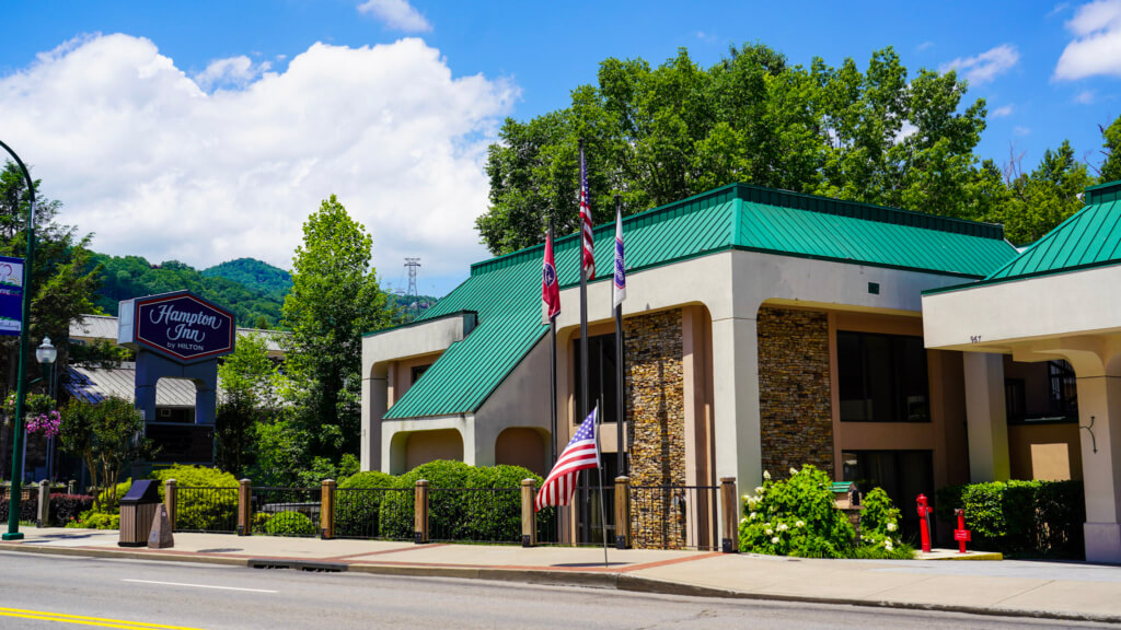 Hampton Inn Gatlinburg in downtown Gatlinburg, Tennessee